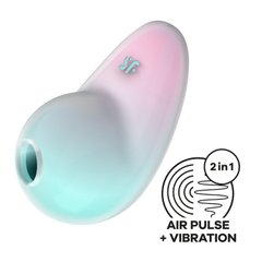 Вакуумный стимулятор с вибрацией Satisfyer Pixie Dust Mint/Pink SO8971 фото