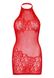 Платье-сетка со стразами Leg Avenue Rhinestone halter mini dress Red, открытая спина, one size SO7958 фото 14