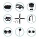 БДСМ набор (Бандажный набор) из 10 предметов - Черный – Садо-мазо X0000474 фото 3