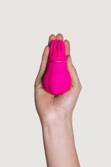 Вібратор Adrien Lastic Caress Pink з насадками для стимуляції ерогенних зон, які обертаються. AD11091 фото