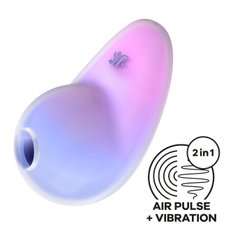 Вакуумный стимулятор с вибрацией Satisfyer Pixie Dust Violet/Pink SO8972 фото