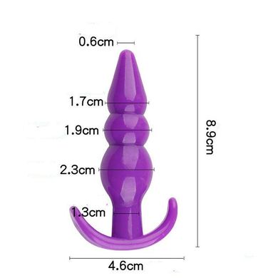 Анальний набір із 7 предметів - Фіолетовий - Анальні іграшки X00000185-1 фото