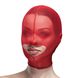 Маска сетка с открытым ртом Feral Feelings - Hood Mask Red SO9292 фото 1