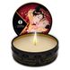 Масажна свічка Shunga Mini Massage Candle – Sparkling Strawberry Wine (30 мл) з афродизіаками SO2519 фото 4