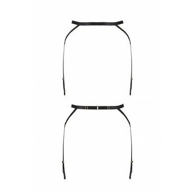 Пояс-стрепы с подвязками для чулок Passion Exclusive MEGGY GARTER BELT L/XL, black PS27707 фото
