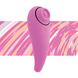 Пульсатор для клітора плюс вібратор FeelzToys - FemmeGasm Tapping & Tickling Vibrator Pink SO4579 фото 2