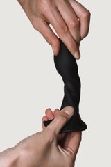 Дилдо з присоскою Adrien Lastic Hitsens 5 Black, відмінно для страпона, діаметр 2,4 см, довжина 13см AD24059 фото