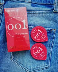 Ультратонкие презервативы Olo 0,01 RED 3шт X0000640-2 фото