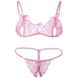 Беспроигрышный сексуальный комплект нижнего белья - Розовый - XS/S/M – Эротическое бельё X00000126-2 фото 15