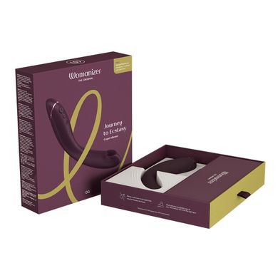 Вибратор для точки G с вакуумной стимуляцией Womanizer OG Aubergine SX0531 фото