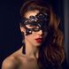 Еротична ажурна маска на очі - Чорний - Еротична білизна X0000072-1 фото 3