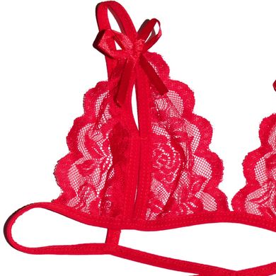 Безпрограшний сексуальний комплект нижньої білизни - Червоний - XS/S/M - Еротична білизна X00000126-4 фото
