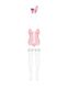 Эротический костюм зайки Obsessive Bunny suit 4 pcs costume pink S/M, розовый, топ с подвязками, тру SO7254 фото 12