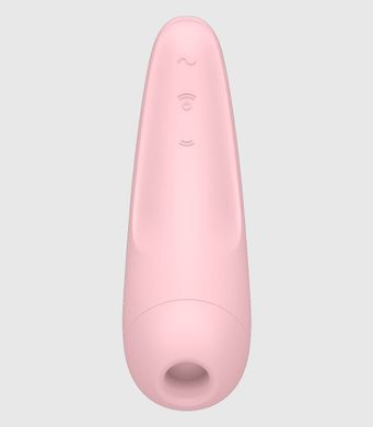 Вакуумний кліторальний стимулятор Satisfyer Curvy 2+ Pink з керуванням через інтернет SO3782 фото