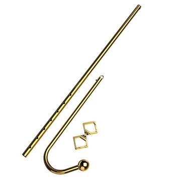 Анальный крюк LOCKINK Golden Adjustable Anal Hook Set SX0858 фото