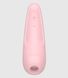 Вакуумний кліторальний стимулятор Satisfyer Curvy 2+ Pink з керуванням через інтернет SO3782 фото 9