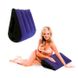 Надувна багатофункціональна подушка для сексу трикутник "Toughage" - Синій X0000779 фото 3