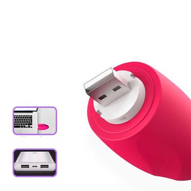 Яркое виброяйцо USB - Розовый – Вибраторы X0000401-1 фото