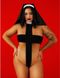 Эротический костюм-крест монашки “Откровенная Лана” XL (боди и головной убор) SO5606 фото 3