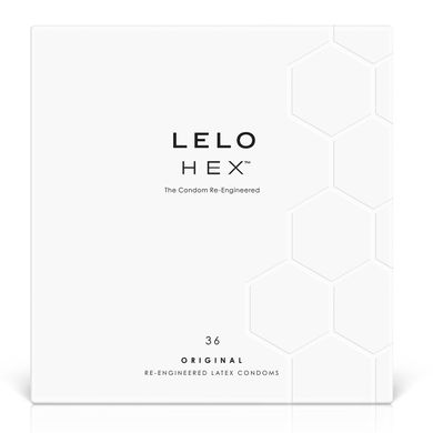 Презервативи LELO HEX Condoms Original 36 Pack (м'ята упаковка!!!) SO8131-R фото