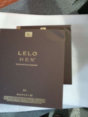 Презервативы LELO HEX Condoms Respect XL 36 Pack (мятая упаковка!!!) SO8133-R фото