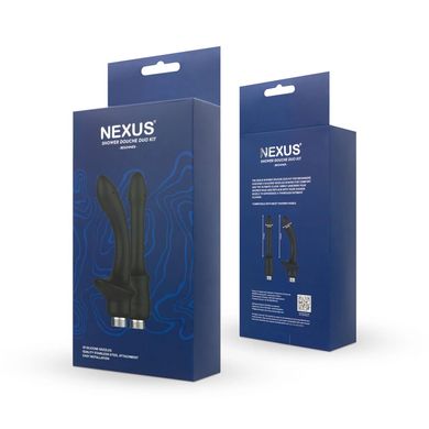 Набір анальних насадок для душу Nexus Beginner Shower Douche Duo Kit – Black, 2 шт. SO9857 фото