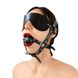 Кляп-маска Art of Sex - Deymon, екошкіра, колір чорний SO9625 фото 1