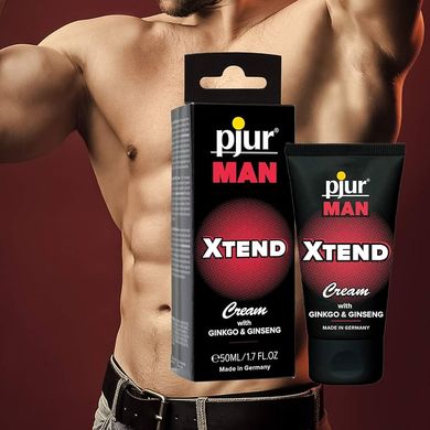 Крем для пениса стимулирующий pjur MAN Xtend Cream 50 ml, с экстрактом гинкго и женьшеня PJ12900 фото