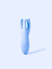 Кліторальний смарт вібратор Satisfyer Threesome 4 Blue з трьома пальчиками SO6081 фото