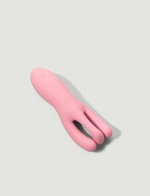Кліторальний смарт-вібратор Satisfyer Threesome 4 Pink з трьома пальчиками SO6082 фото