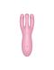 Кліторальний смарт-вібратор Satisfyer Threesome 4 Pink з трьома пальчиками SO6082 фото 4