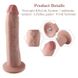 Фаллоимитатор 10.2″ с вибрацией для секс-машин Hismith Silicone Dildo with Vibe, KlicLok, пульт ДУ SO6211 фото 3