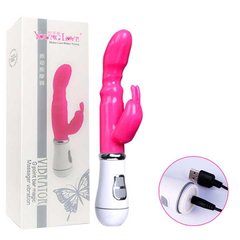 Вибратор Bunny USB - Розовый – Вибраторы X0000424-1 фото