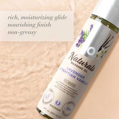 Массажное масло System JO – Naturals Massage Oil – Lavender & Vanilla с натуральными эфирными маслам SO6165 фото