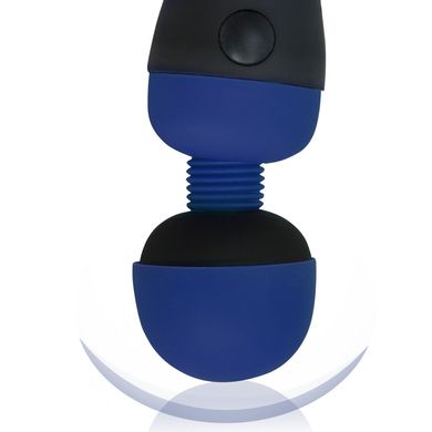 Вибромассажер PalmPower Recharge Blue, перезаряжаемый, гибкая головка, тревел-замок SO8901 фото