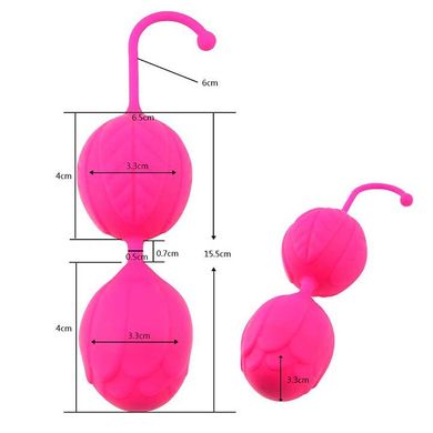Вагінальні кульки "Квітка" - Рожевий X0000610-2 фото