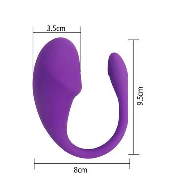 Смарт виброяйцо Love Spouse USB - Фиолетовый – Смарт вибраторы X0000493-2 фото