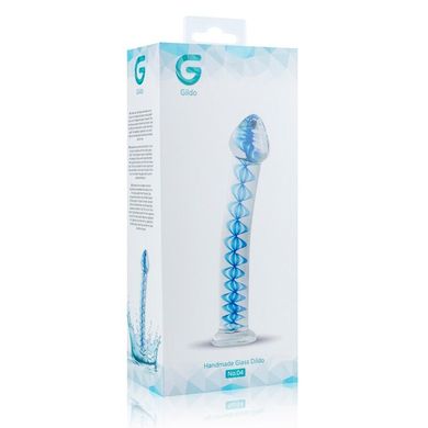 Скляний дилдо Gildo Glass Dildo No. 4, для точки G та простати SO8890 фото