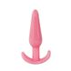 Набор мягких анальных пробок - Розовый - 4 шт (XS/S/M/L) – Анальные игрушки X0000447-1 фото 3