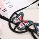 Красивый эротический комплект с бабочками - Чёрный - S/M – Эротическое бельё X0000692 фото 7