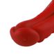 Силіконовий дилдо Hismith 8.35" Curved Silicone Dildo Red Monster Series SO9966 фото 4