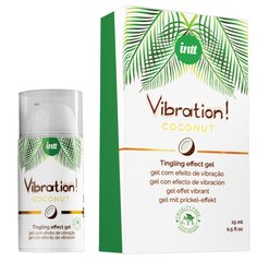 Рідкий вібратор Intt Vibration Coconut Vegan (15 мл) (м'ята упаковка!!!) SO5972-R фото