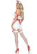 Вініловий костюм медсестри Leg Avenue Vinyl ER Hottie S, сукня, фартух, манжета, головний убір SO8539 фото 4