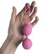 Вагінальні кульки Adrien Lastic Geisha Lastic Balls BIG Pink (L), діаметр 4 см, вага 90 гр AD40301 фото 6