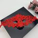 Эротическая ажурная маска на глаза - Красный – Эротическое бельё X00000223-2 фото 4