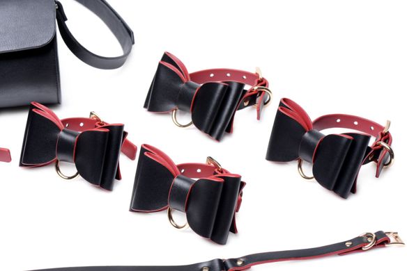 Набір БДСМ з дорожньою сумкою Master Series: Bow — Luxury BDSM Set With Travel Bag, 11 предметів SO8796 фото