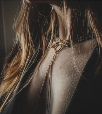 Намисто-комір Bijoux Indiscrets Desir Metallique Collar - Gold SO2666 фото