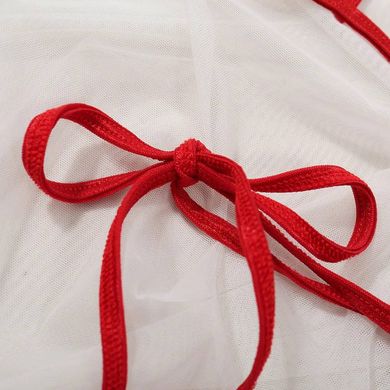 Відкритий комплект із сердечками - Червоний - S/M/L - Еротична білизна X0000363-1 фото