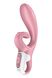 Смарт вибратор кролик Satisfyer Hug Me Pink, 2 мотора, диаметр 4,2см, широкая клиторальная часть SO6274 фото 4