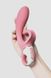 Смартвібратор-кролик Satisfyer Hug Me Pink, 2 мотори, діаметр 4,2см, широка кліторальна частина SO6274 фото 1